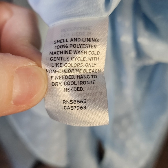 Chelsea 28 Women's Ruffle Neck Midi Dress in Blue Falls Size M - Picture 14 of 15